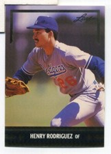 1991 Leaf Gold Rookies #BC8 Henry Rodriguez Los Angeles Dodgers