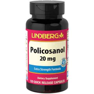 Policosanol Extra 20mg 120 Kapseln Quick Release, Erektion, Cholesterin, Krei...