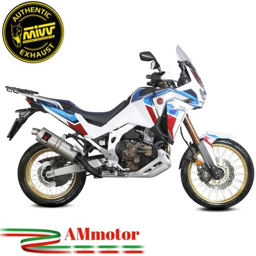 Mivv Honda Africa Twin 1100 2021 Escape Para Moto Silenciador Exhaust Dakar Inox - Imagen 2 de 4