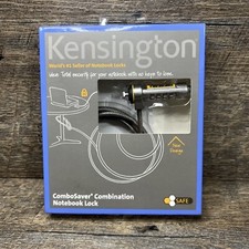Kensington ComboSaver Notebook Laptop Computer Security Cable Lock, 6ft , New 