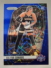 Aaliyah Edwards - 2024 Panini Prizm WNBA Prizms Blue Velocity Rookie Card
