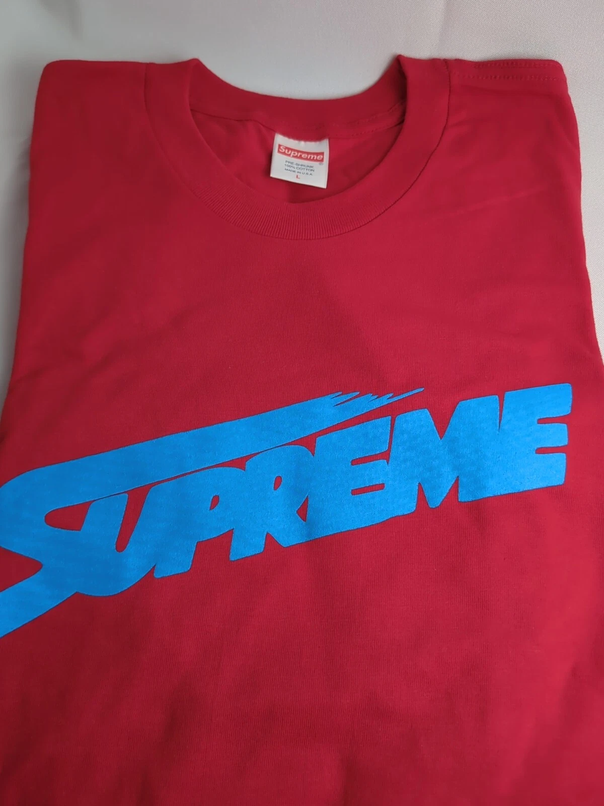 Tee shirt Supreme Mont Blanc taille L rouge FW23 Supreme New York 2023 DS