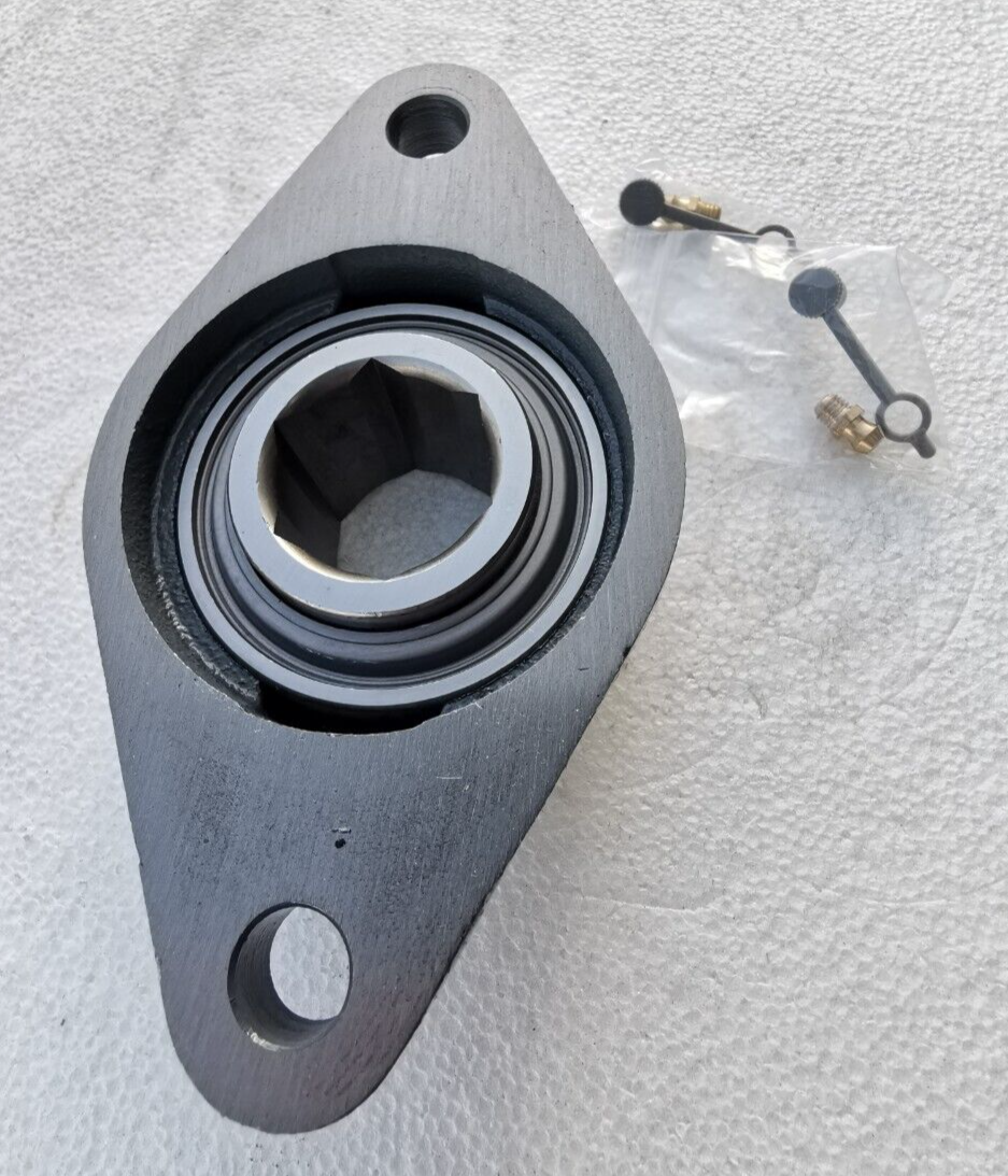 Cuscinetto A Flangia 2 Bulloni Cuscinetto A Flangia UCFL207-35MM Nuovo - Alta Qualità, Per Alberi Da 35mm, 2 Fori Per Bulloni Cuscinetto Per Applicazioni Industriali - Foto 2
