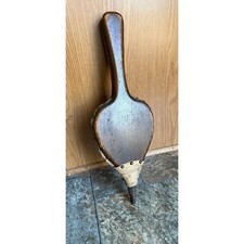 Ventilador de mano de paleta de fuelle de chimenea de madera de colección soplador herramienta rústica