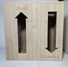 Extra Large Trash Bag Holder Dispenser & Grocery Bag Organizer for Kitchen