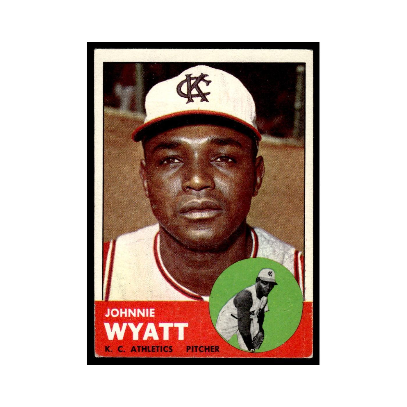 1963 Topps Johnnie Wyatt Royals #376