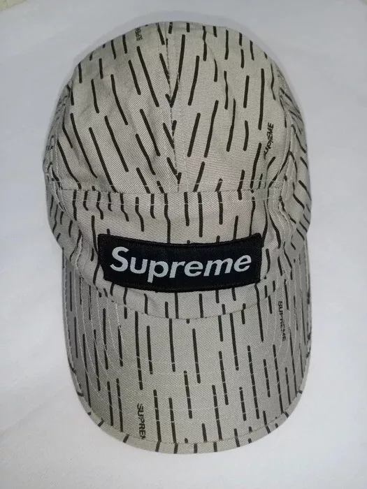 supreme rain night camo camp cap