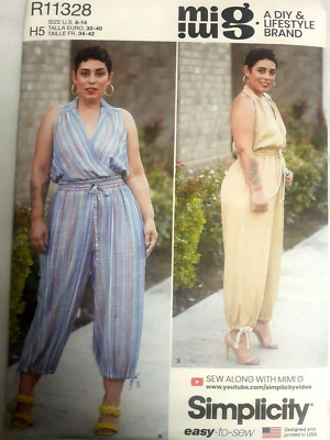 Romper Jumpsuit 6-14 MIG Simplicity R11328 Sewing Pattern Mimi G Easy 11328 UC