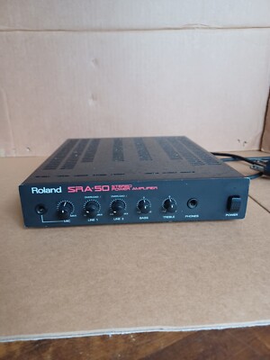 アンプ Roland SRA-50 STEREO POWER AMPLIFIER Roland SRA-50 Stereo Power Amplifier | eBay