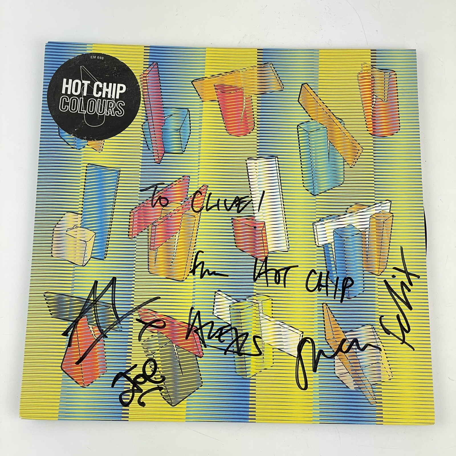 Signed By Hot Chip Vinyl Single 45rpm Hot Chip Colours
