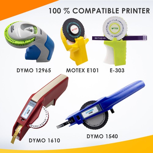 Dymo Omega Embossing Label Maker with 5PK Label Tapes 9mm Dymo Junior Embosser - Picture 4 of 13