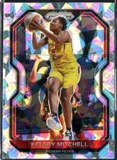 2021 Panini Prizm WNBA Cracked Ice Prizm #12 Kelsey Mitchell