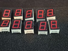 Lumex LDS-C515RE seven segment led display (lot of 10)