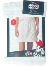 Disney Minnie Mouse Skirt Skort Women's Elastic Waist Medium 8-10 - NEW