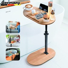 Beistelltisch Betttisch Pflegetisch Höhenverstellbar Badetablett Sofatisch DE