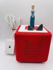 Tonies Toniebox Red Audio Player w/Charger  Frozen Story Tested Works Great