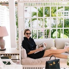 Julia Amory Swizzle Shirt Dress Black Embroid...