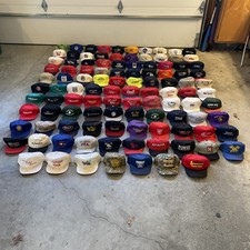 Vintage Lot Of 107 Trucker Hats Caps SnapBack  Strap Truckers Good Company Ad