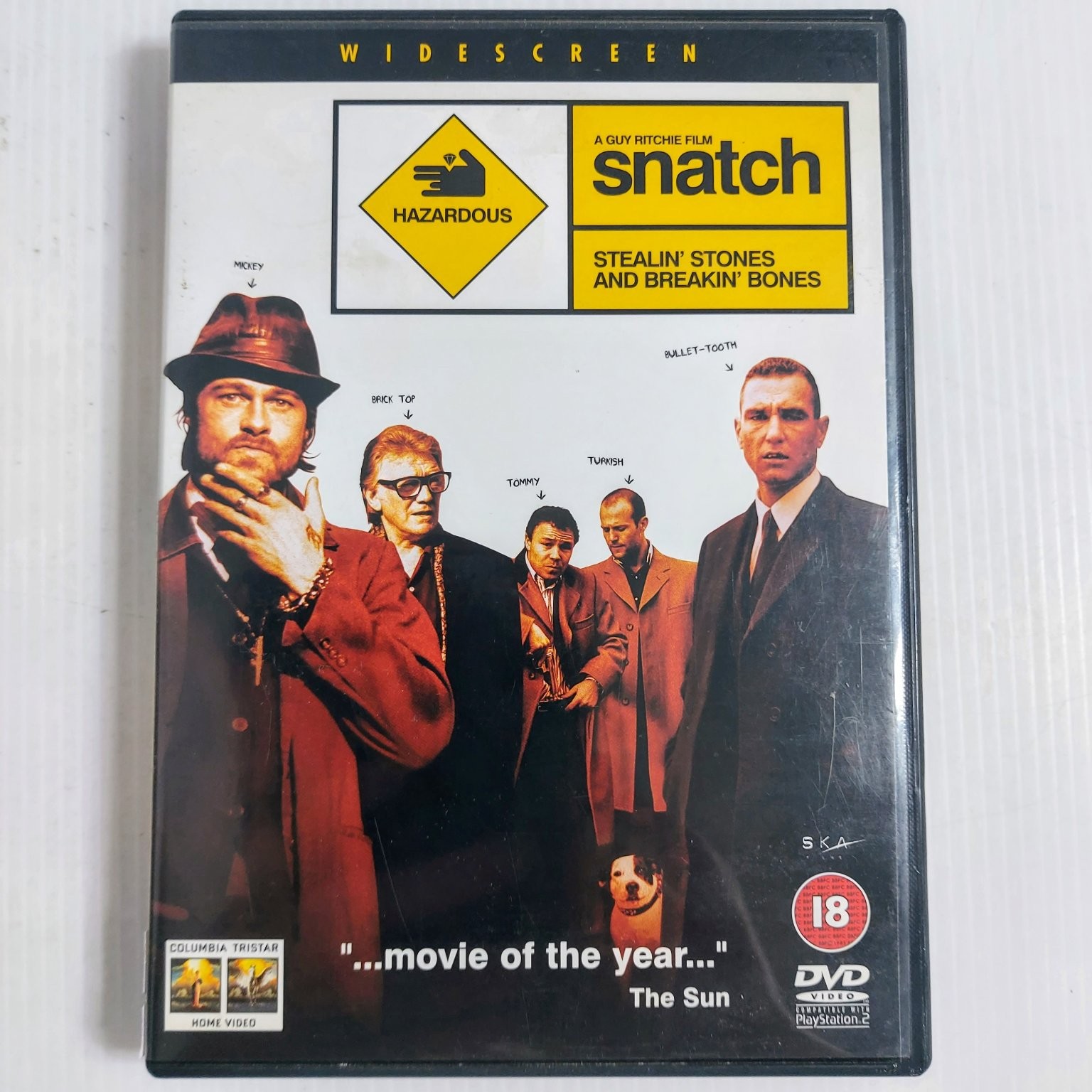 Snatch DVD 2000 Widescreen 2-Disc Special Edition Guy Ritchie Brad Pitt Jason
