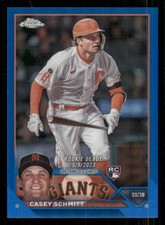 2023 Topps Chrome Update Blue Refractors #USC134 Casey Schmitt /150