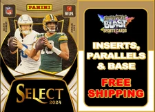 2024 PANINI SELECT SINGLES - Inserts, Parallels & Base - Multi-Card Discounts!