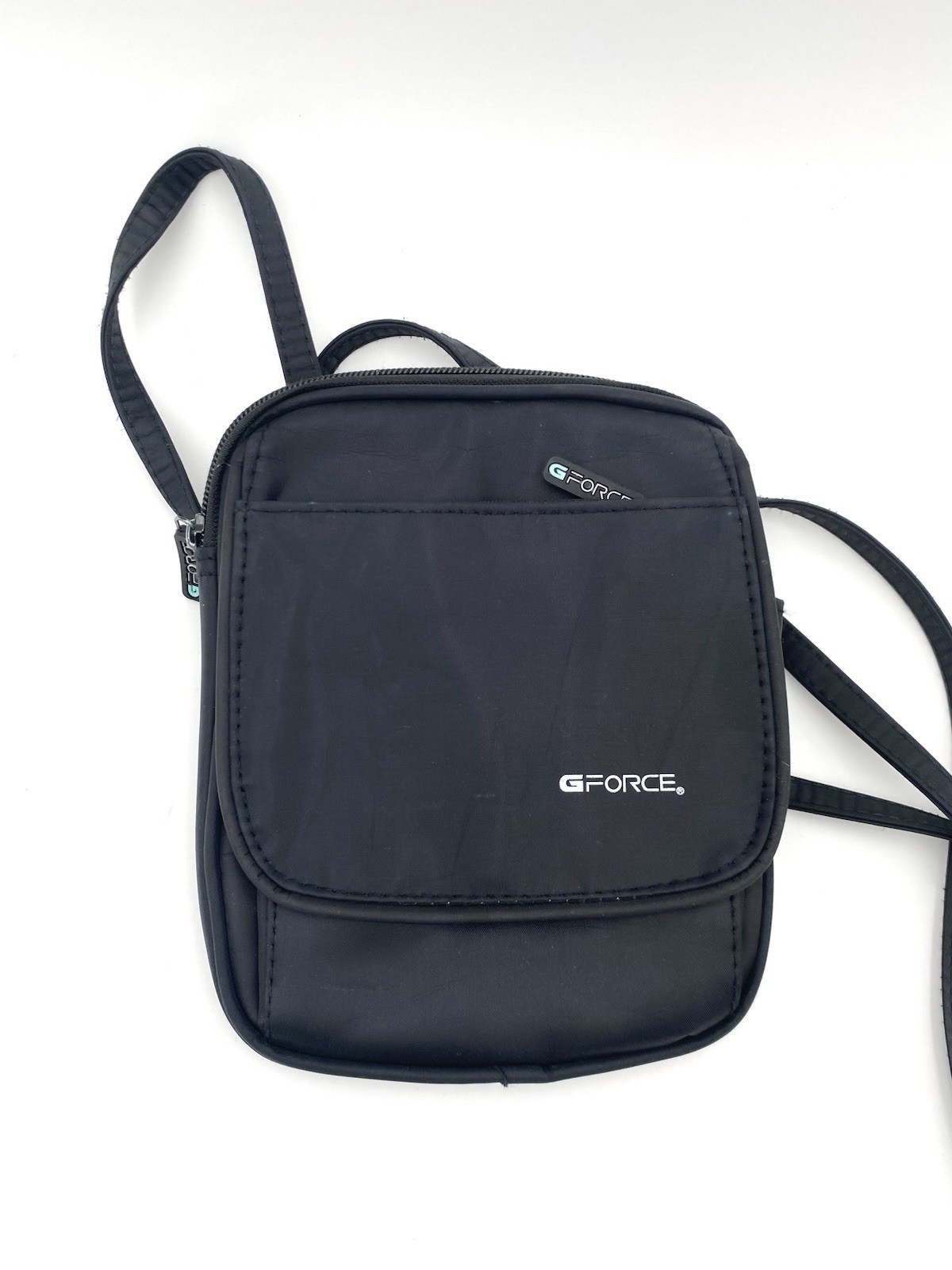 GForce Small Black Crossbody Bag RFID Blocking Travel Purse Lightweight
