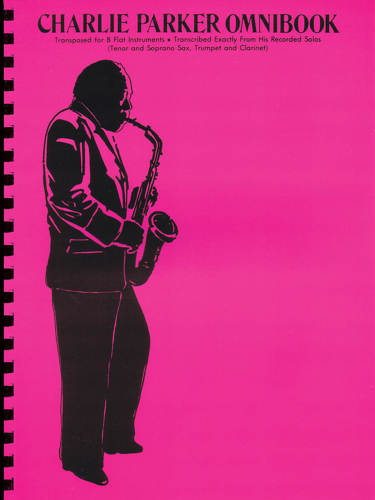 Charlie Parker Omnibook for Bb Instruments Jazz Sheet Music Solos Hal Leonard