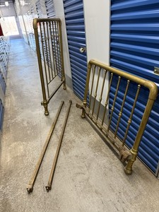 Antique Brass Bed - Full Size bed - Early 1900s