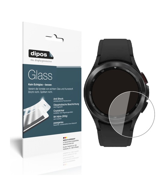 2X Schutzfolie FüR Samsung Galaxy Watch 4 (44 Mm) - Anti-Shock 9H Folie Dipos-image