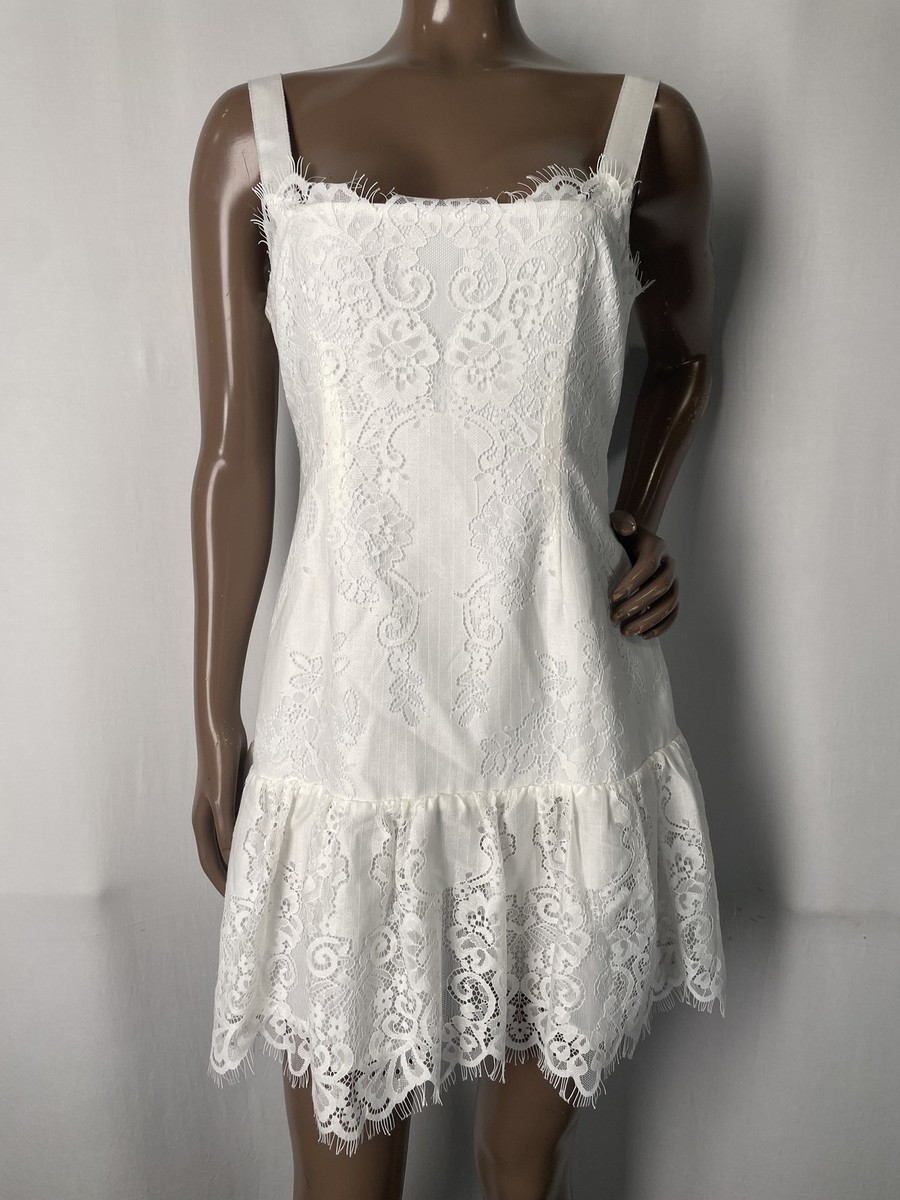 green emerald velvet dress Drop Waist White Mini Dress main image 0