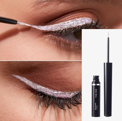 THE ONE Wonder Holografischer Eyeliner Blushing Prism Weiß Rosa Matt Schimmernd