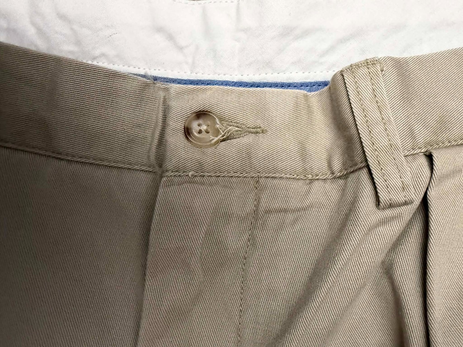 Polo Ralph Lauren Pants Mens 36x32 Beige Chinos Classic Pleated Fit Vintage thumbnail 12