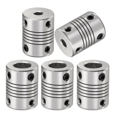 Aluminum Alloy Shaft Coupling 5mm to 10mm Flexible Coupling,5Pcs