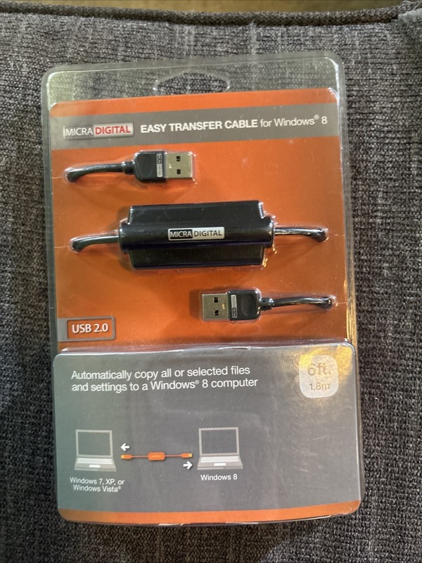 MICRA DIGITAL Transfer Cable for Windows 8 – 6ft/1.8m