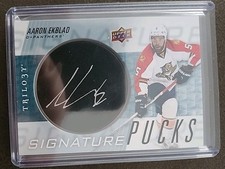 Aaron Ekblad 2016-17 Upper Deck Trilogy Signature Pucks  Auto SP-EK