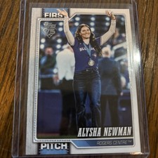 2026 Topps Series 1 First Pitch #FP-8 Alysha Newman Toronto Blue Jays