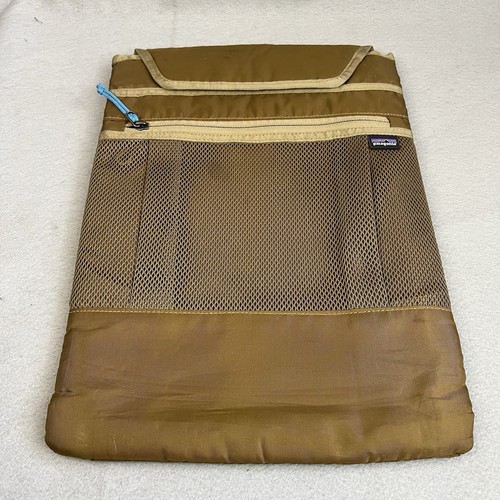 Patagonia Refugio Padded Laptop Sleeve Up To 15" Brown With Mesh Outer Pocket - 第 1/10 張圖片