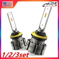 Auxito 880 881 892 Led Fog Driving Light Bulb 4000lm 100w 3000k Golden 12set