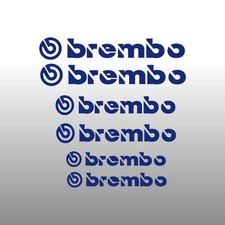 Brembo Straight Brake Caliper Decal Stickers Set Of 6 Vinyl Heat Resistant Brembo Straight Brake Caliper Decal Stickers Set Of 6 Vinyl Heat Resistant