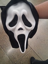 Fun World Ghost Face Scream Full Mask Adult Unisex One Size White/Black