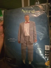 Nerd Costume Adult Medium Size Peewee Suit New In Package 