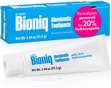 Bioniq Classic 20 Hydroxyapatite Toothpaste 3.44 Oz Biohap and Fluoride Free