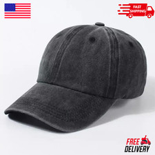 Cotton Baseball Cap Ball Dad Hat Adjustable Plain Solid Washed Men Premium 2026
