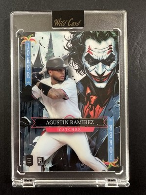 Agustin Ramirez 1/1 Prizm Joker -Holiday Joker Pack Multi-Sport 2025 Wild Card