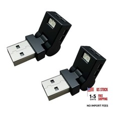Mini USB LED Light - Portable Adjustable Brightness Car 7 Color RGB Dynamic 2PCS