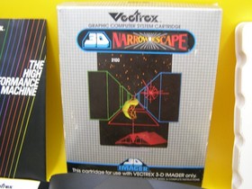 Vintage Vectrex  GCE 3-D Imager, Color Wheels, Game Cartridge & Paperwork