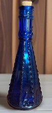 Blue Cobalt Glass Morey Decanter Blue made in...
