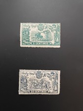 Spain 1905 MH 300th Anniv Don Quixote Publication 5c & 50c Issues