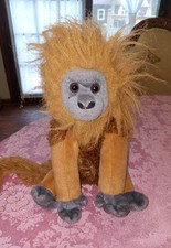 St Adorable Wild Republic Golden Tamarin 10 In Plush Figure Hairy Monkey Brown