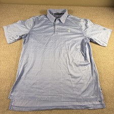 Polo Golf Ralph Lauren Shirt Mens Large Blue W Golf Embroidered Logo